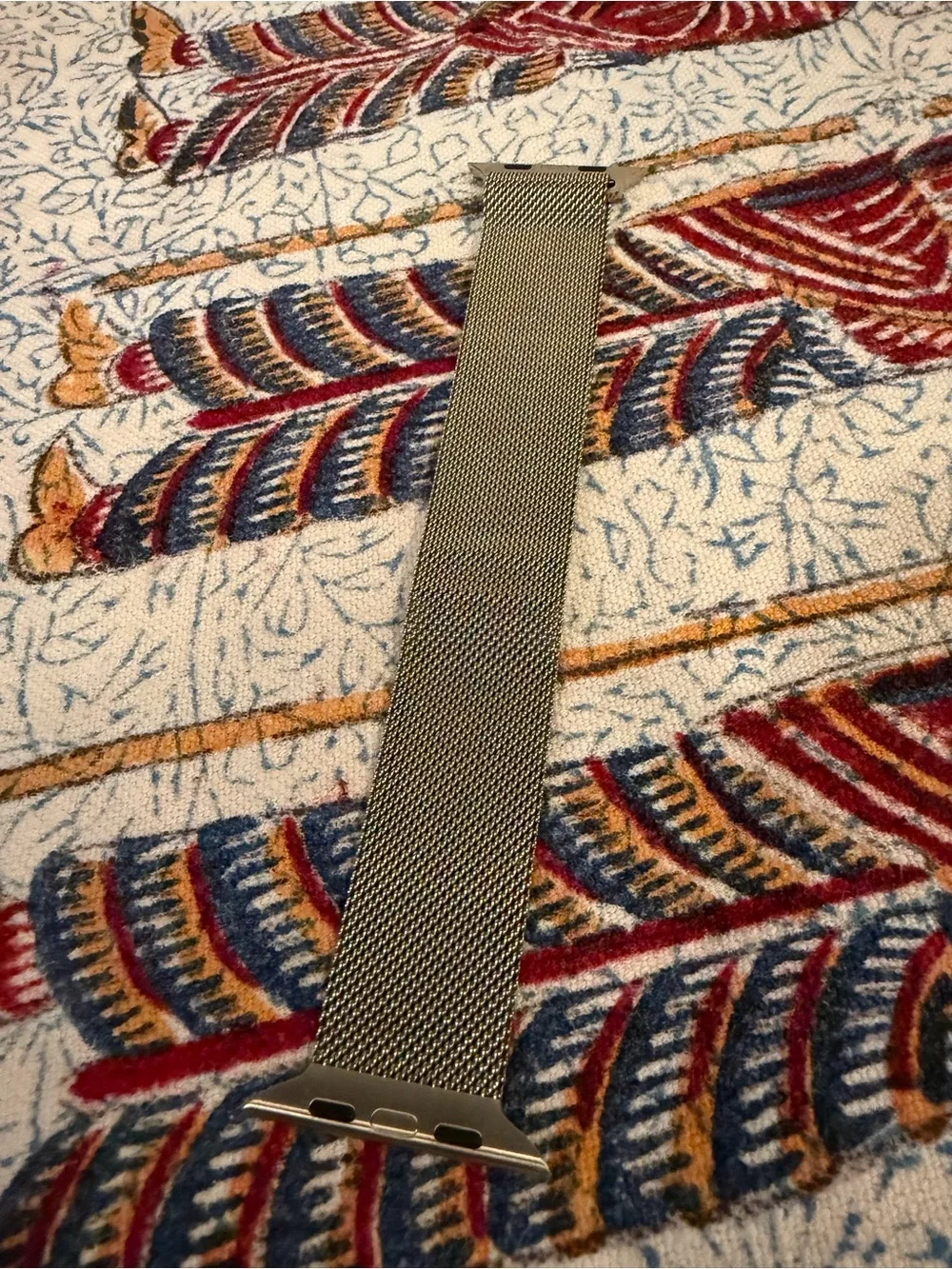 Apple Silver Milanese Loop Watch Band